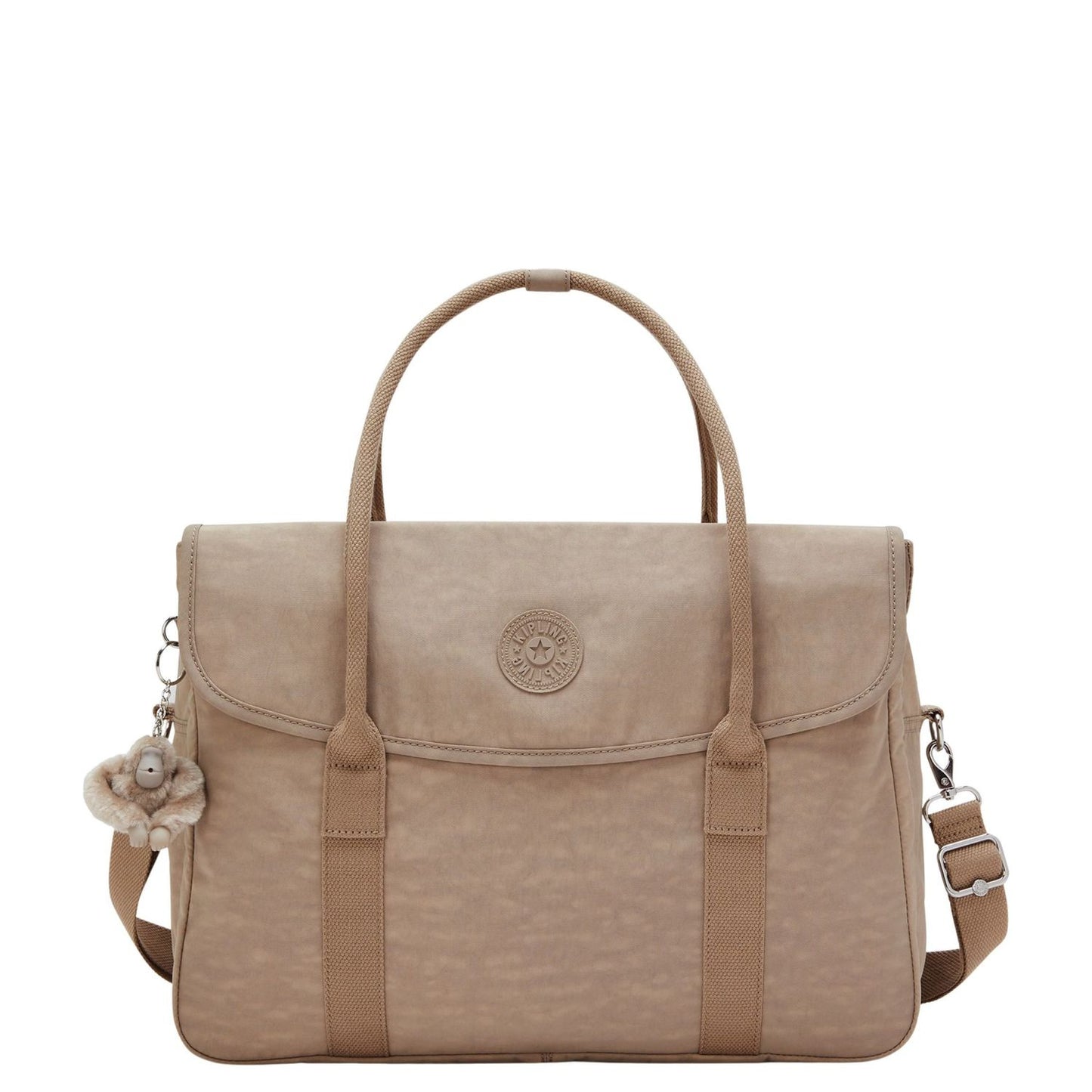 Kipling Superworker Laptopschoudertas - 15" laptopvak - tan beige