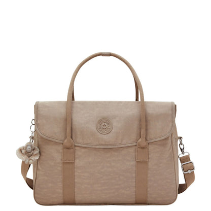 Kipling Superworker Laptopschoudertas - 15" laptopvak - tan beige