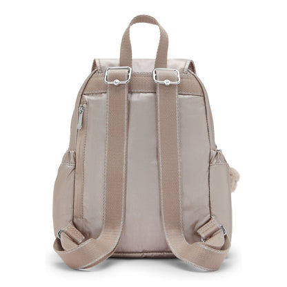 Kipling City Pocket Mini Crossbody Schoudertas metallic glow