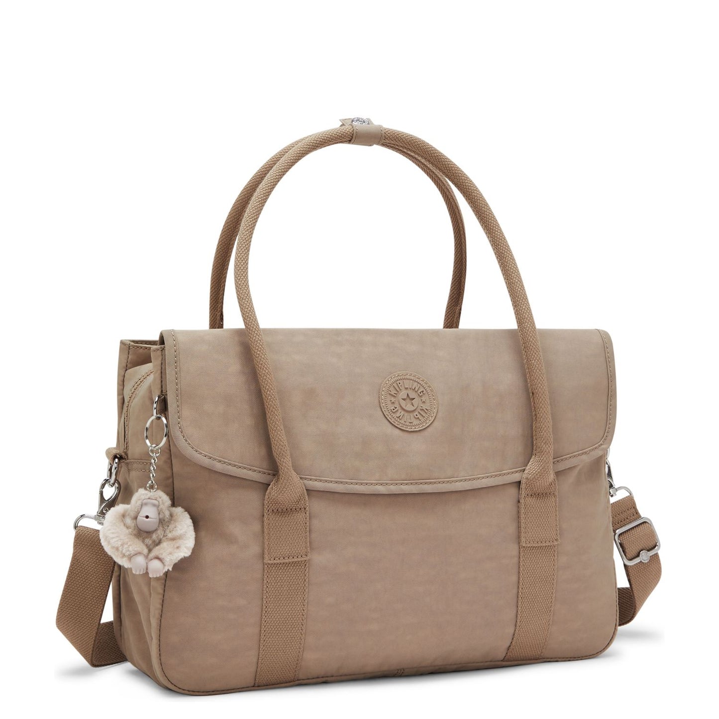 Kipling Superworker S Laptopschoudertas - 13" laptopvak - tan beige