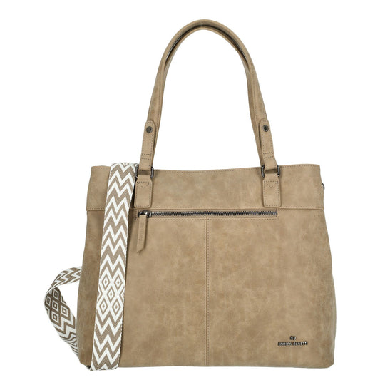 Enrico Benetti Stacey Schoudertas mid.taupe