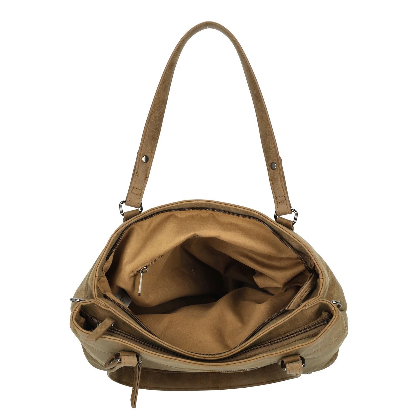 Enrico Benetti Stacey Schoudertas camel
