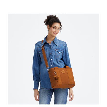 Kipling Minta M Up Schoudertas stylish mokka