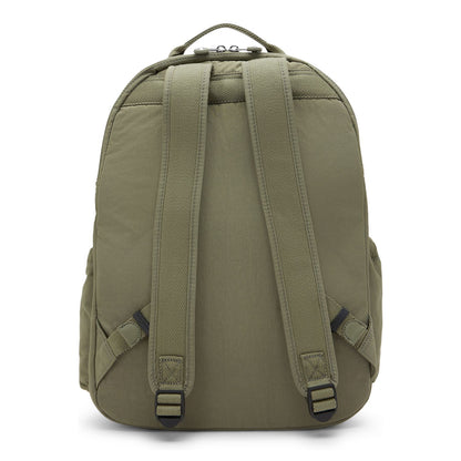 Kipling Kipling Seoul Lap Rugzak School - 15" laptopvak almost sage