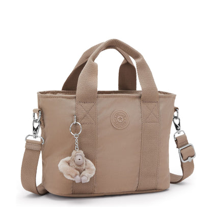 Kipling Minta Schoudertas tan beige