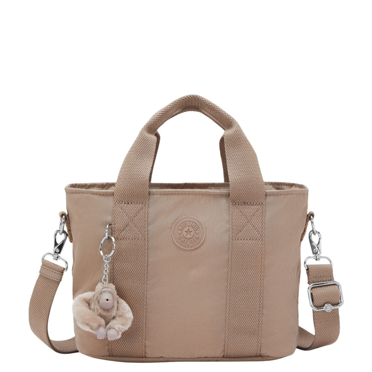 Kipling Minta Schoudertas tan beige