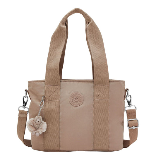 Kipling Minta M Up Schoudertas tan beige