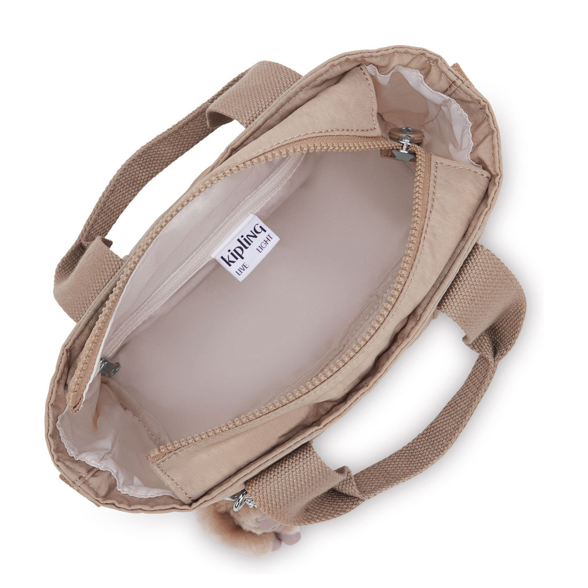 Kipling Minta Schoudertas tan beige