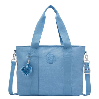 Kipling Minta L Up Schoudertas vintage blue