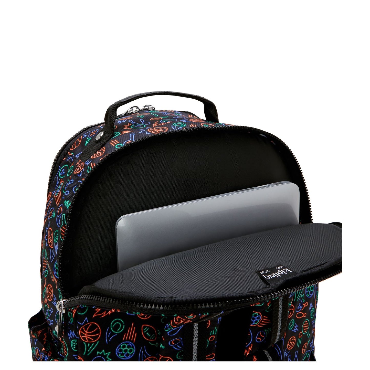 Kipling Kipling Seoul College Extra Rugzak School - 15" laptopvak sport doodle