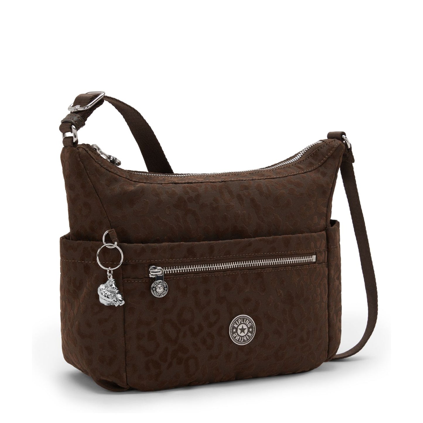 Kipling Gabb S Crossbody Schoudertas soft leopard blue