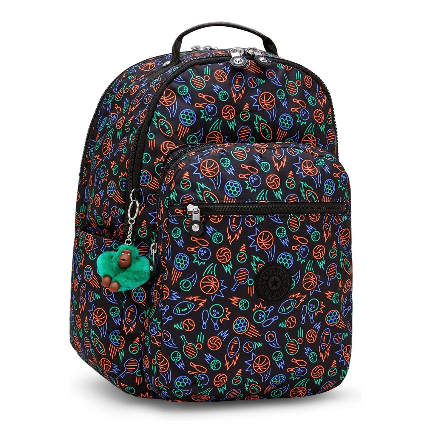 Kipling Kipling Seoul College Extra Rugzak School - 15" laptopvak sport doodle