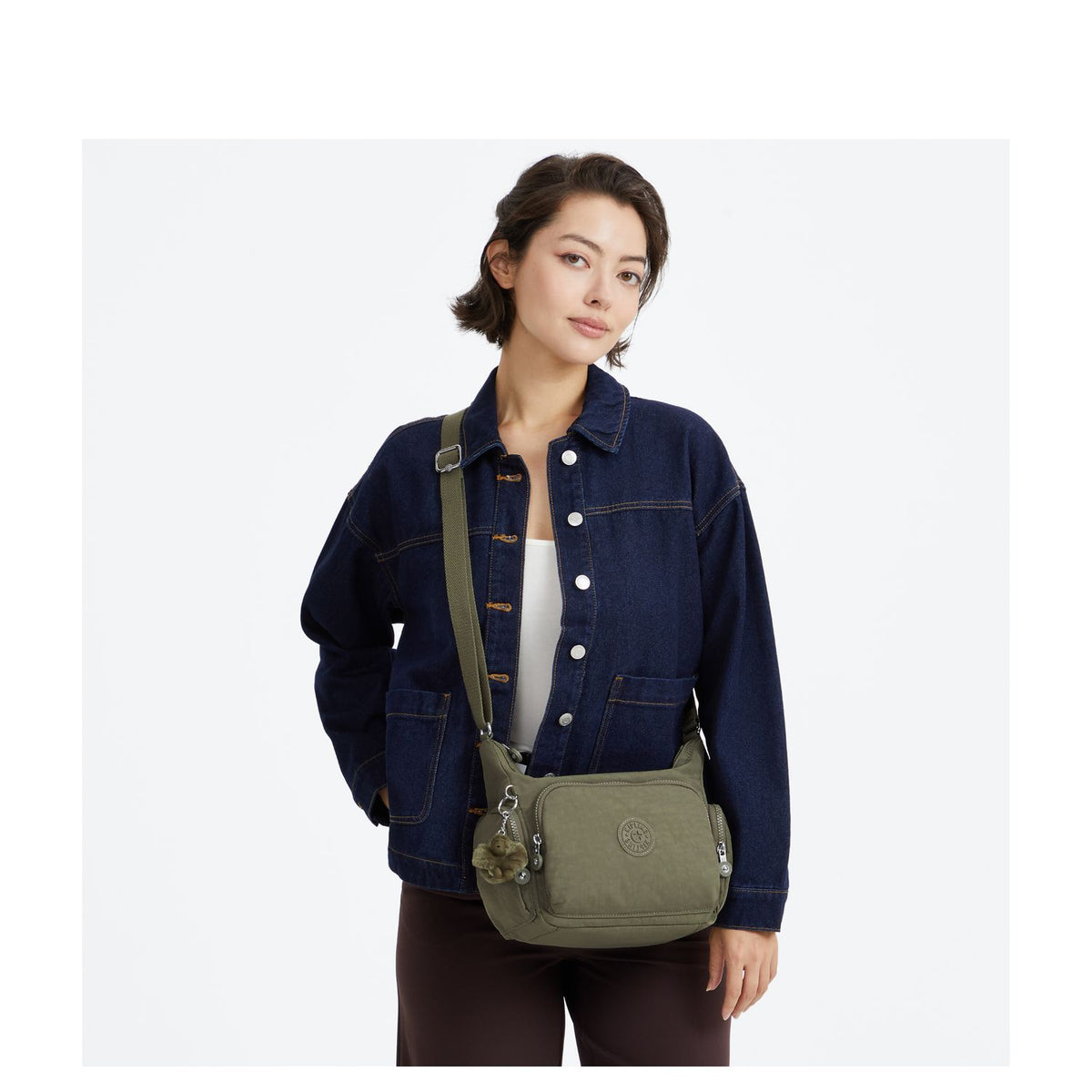 Kipling Gabb S Crossbody Schoudertas almost sage