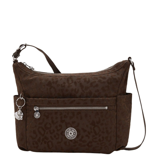 Kipling Gabb S Crossbody Schoudertas soft leopard blue