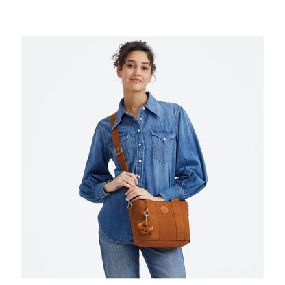 Kipling Minta Schoudertas stylish mokka