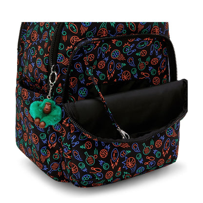 Kipling Kipling Seoul College Extra Rugzak School - 15" laptopvak sport doodle