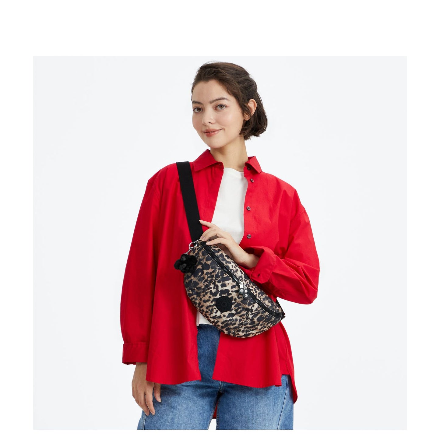Kipling Maci Crossbody Heuptas wild leopard