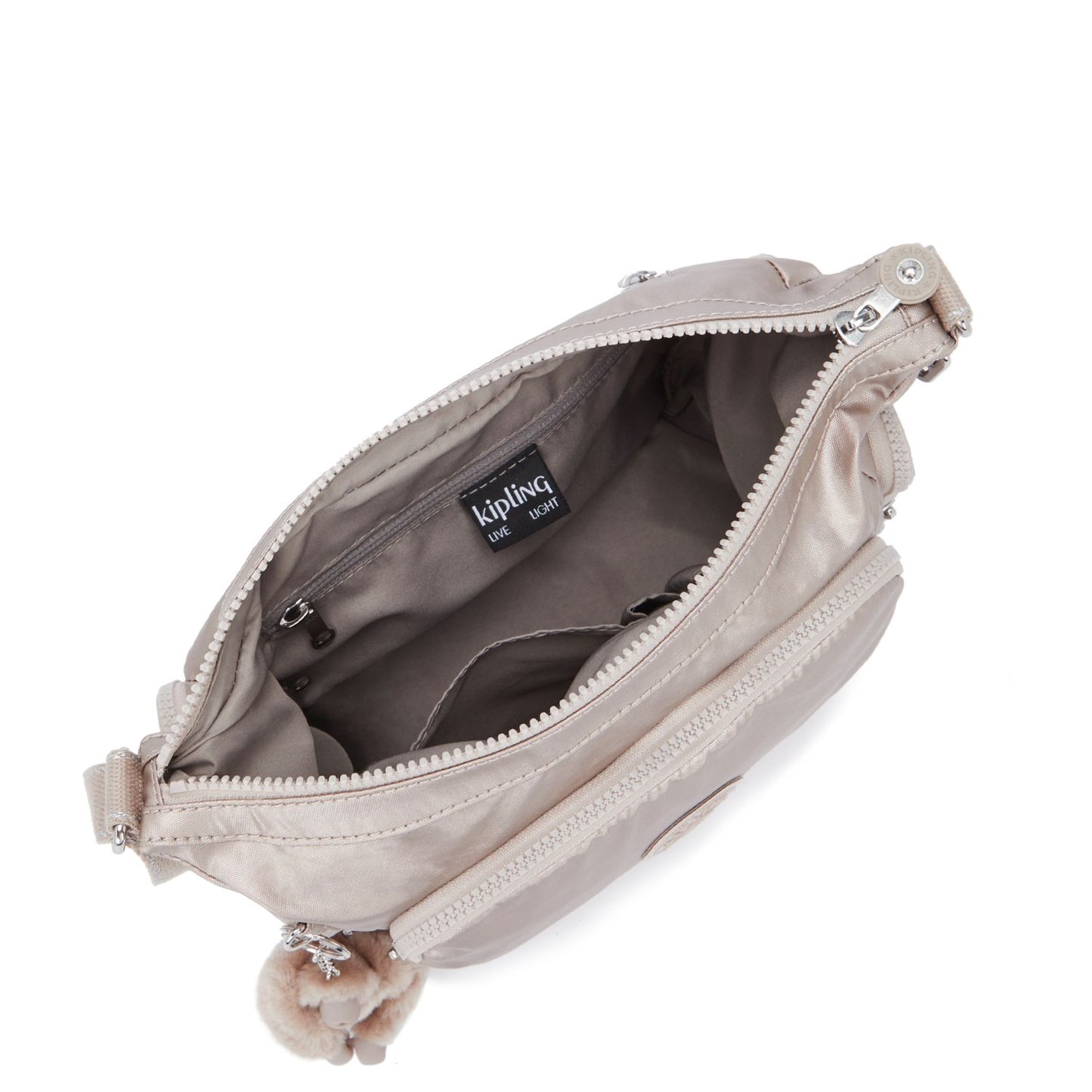 Kipling Gabb S Crossbody Schoudertas metallic glow