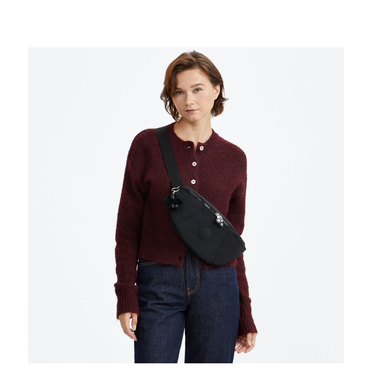 Kipling Maci Crossbody Heuptas black noir