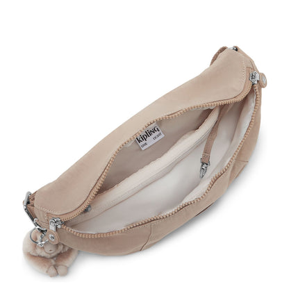 Kipling Maci Crossbody Heuptas tan beige