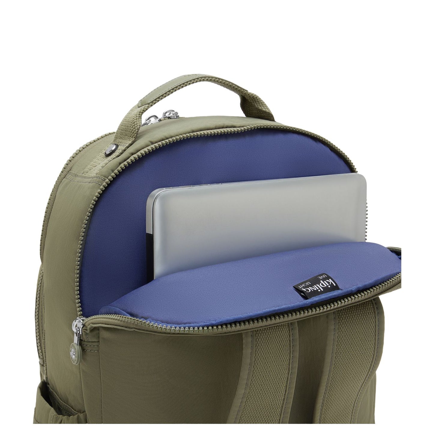 Kipling Kipling Seoul Lap Rugzak School - 15" laptopvak almost sage