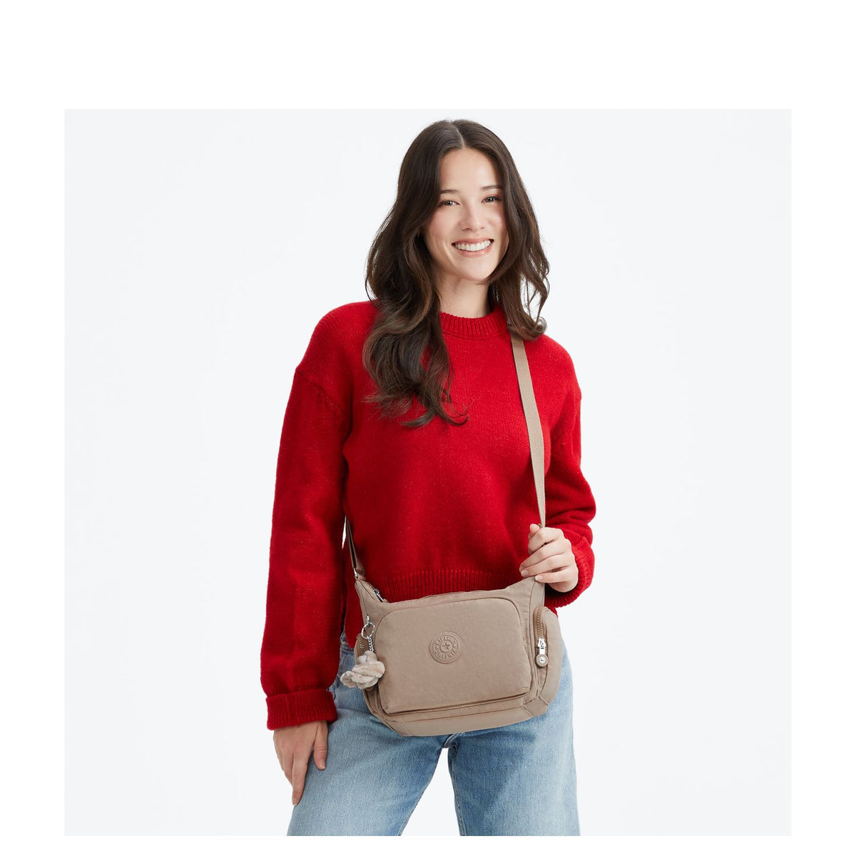 Kipling Gabb S Crossbody Schoudertas tan beige