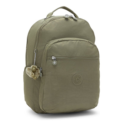 Kipling Kipling Seoul Lap Rugzak School - 15" laptopvak almost sage
