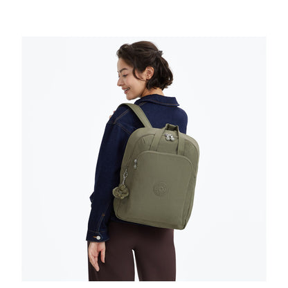 Kipling Kazuki L Rugzak - 17 liter - 15" laptopvak - almost sage