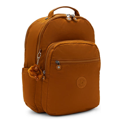 Kipling Kipling Seoul Lap Rugzak School - 15" laptopvak stylish mokka