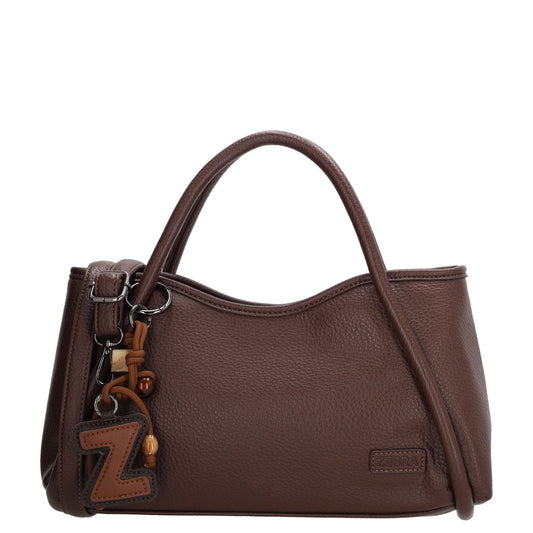 Zebra Trends Sofie Handtas - afneembare schouderriem - donkerbruin