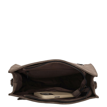 Zebra Trends Rosalyn Crossbody Schoudertas donkerbruin