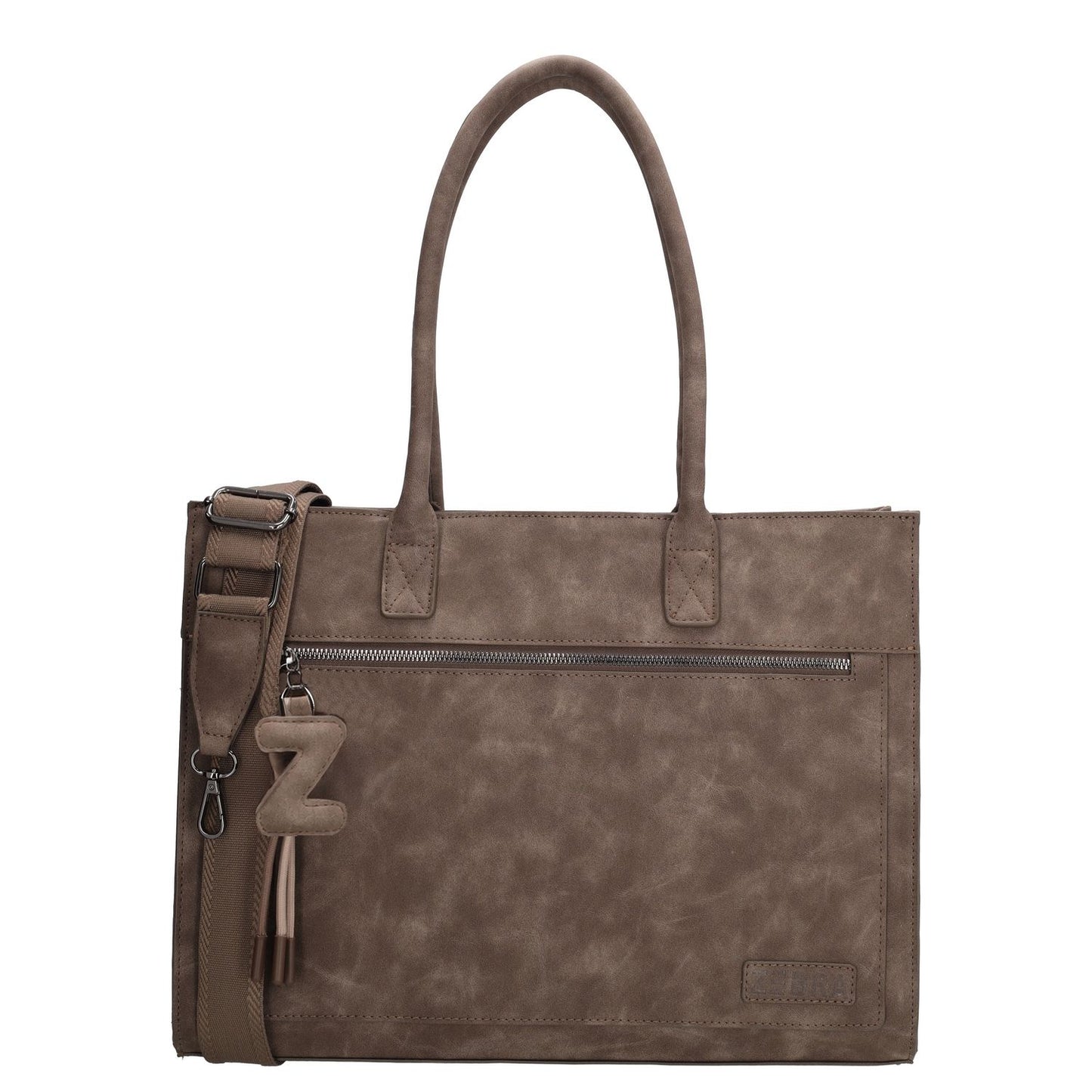Zebra Trends Rosalyn Laptopschoudertas - 15.6" laptopvak - donkerbruin