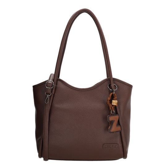 Zebra Trends Sofie Laptopschoudertas - 15.6" laptopvak - donkerbruin