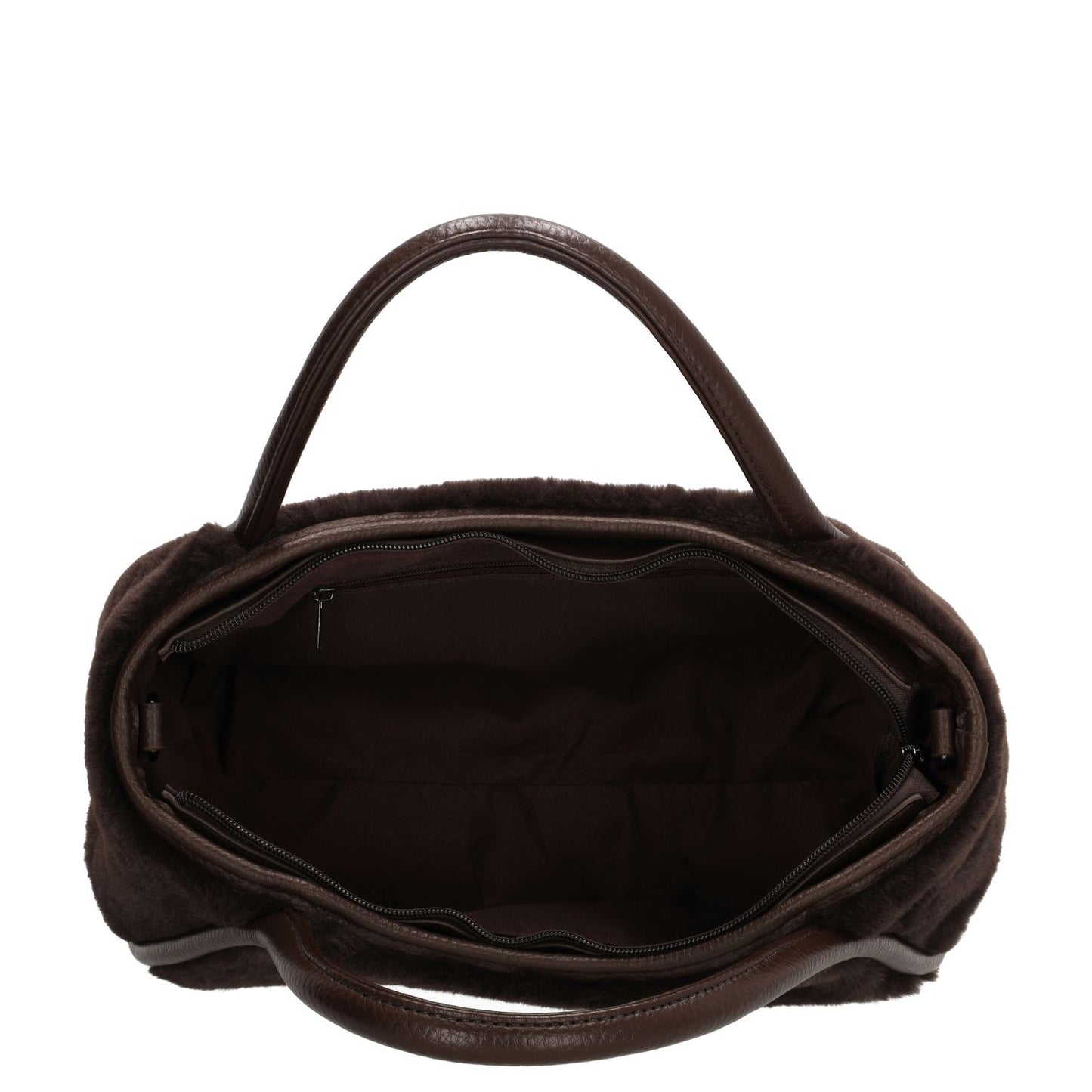 Zebra Trends Jolie Handtas - afneembare schouderriem - donkerbruin