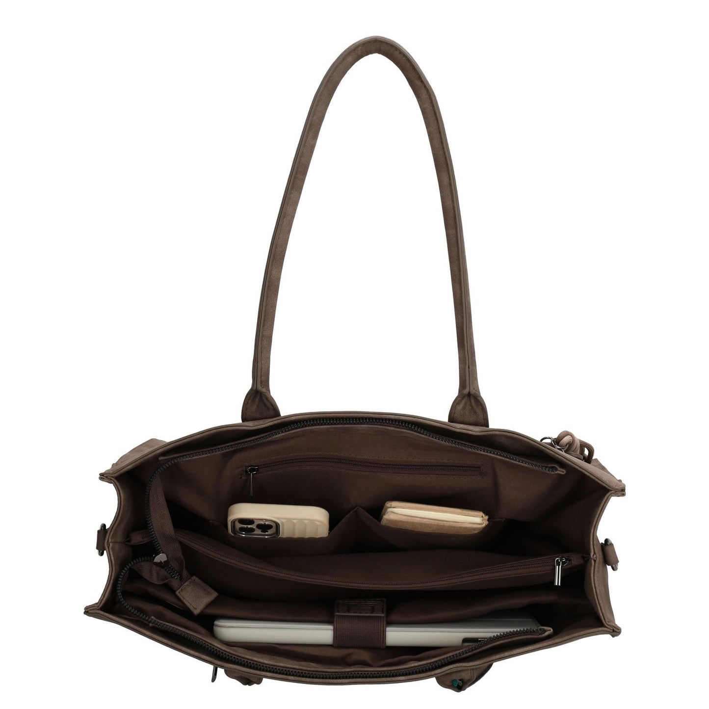 Zebra Trends Rosalyn Laptopschoudertas - 15.6" laptopvak - donkerbruin