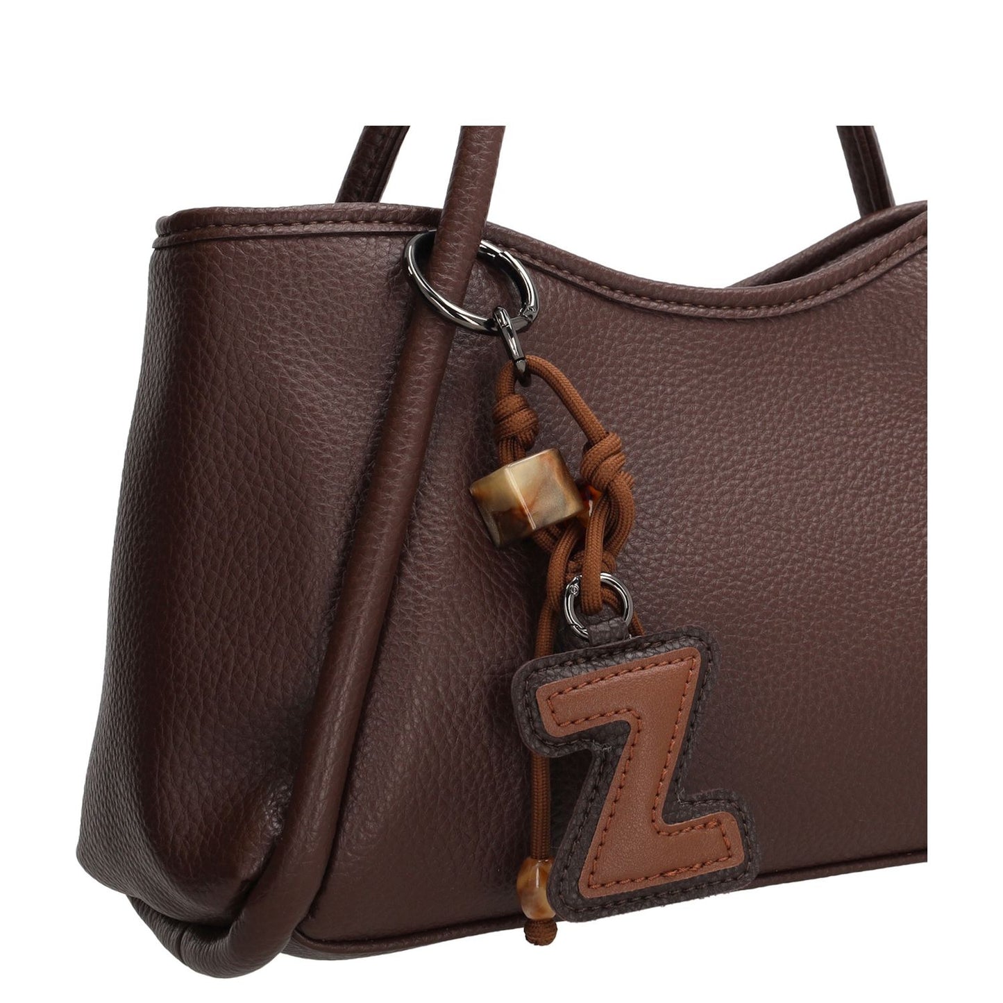 Zebra Trends Sofie Handtas - afneembare schouderriem - donkerbruin
