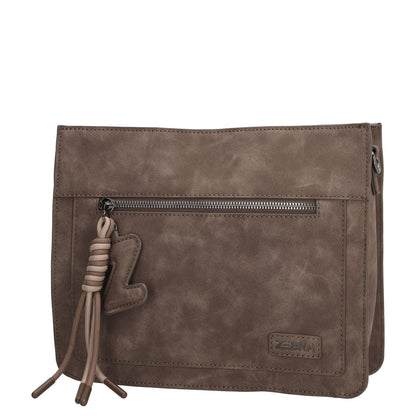Zebra Trends Rosalyn Crossbody Schoudertas donkerbruin