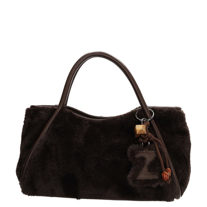 Zebra Trends Jolie Handtas - afneembare schouderriem - donkerbruin