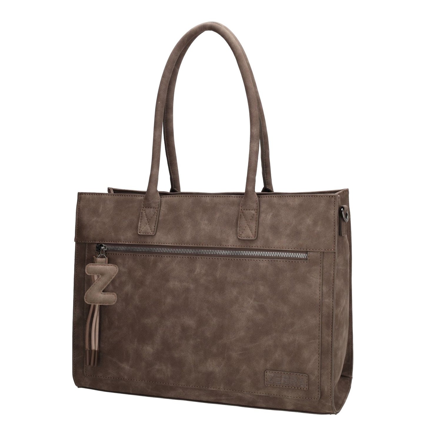 Zebra Trends Rosalyn Laptopschoudertas - 15.6" laptopvak - donkerbruin