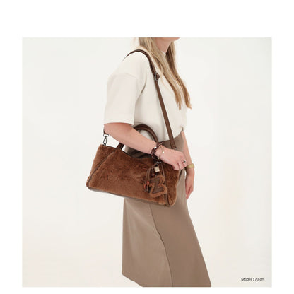 Zebra Trends Jolie Handtas - afneembare schouderriem - bruin