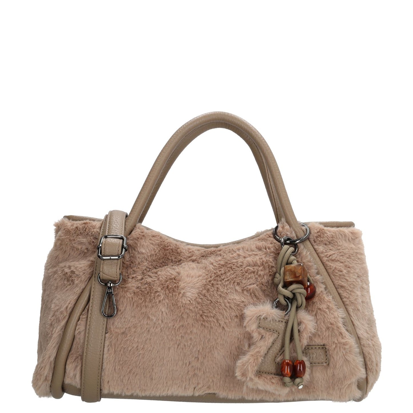 Zebra Trends Jolie Handtas - afneembare schouderriem - lichttaupe