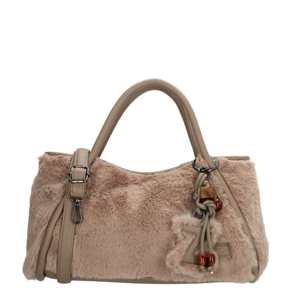 Zebra Trends Jolie Handtas - afneembare schouderriem - lichttaupe