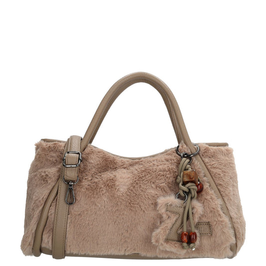 Zebra Trends Jolie Handtas - afneembare schouderriem - lichttaupe