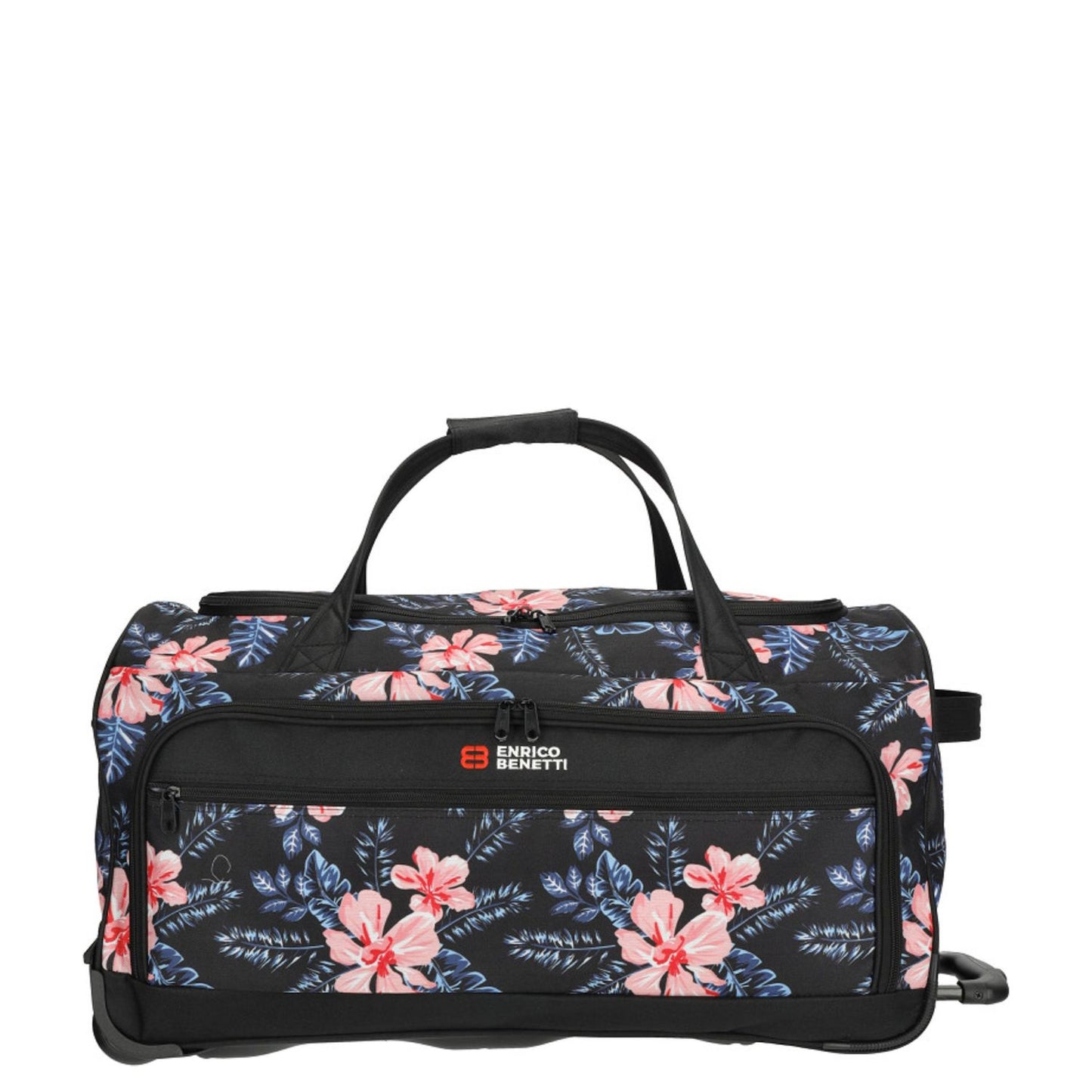 Enrico Benetti Santa Cruz 2-Wiels Reistas 65 cm - 83 liter - 65x35x36 cm - black flower