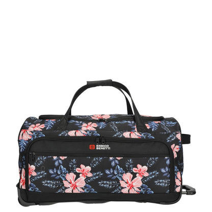 Enrico Benetti Santa Cruz 2-Wiels Reistas 65 cm - 83 liter - 65x35x36 cm - black flower