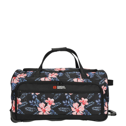 Enrico Benetti Santa Cruz 2-Wiels Reistas 65 cm - 83 liter - 65x35x36 cm - black flower