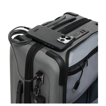 TUMI Alpha Handbagage Spinner 55 cm - Uitbreidbaar - 55x35.5x23/28 cm - grey reflective