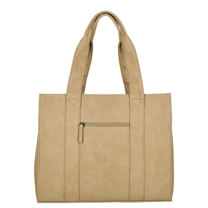 Enrico Benetti Taylor Laptopschoudertas - 15" laptopvak - taupe