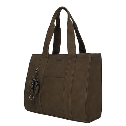 Enrico Benetti Taylor Laptopschoudertas - 15" laptopvak - brown