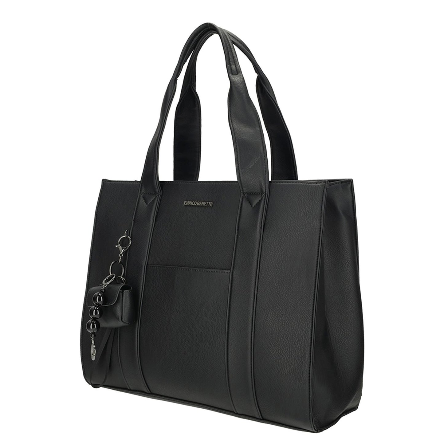 Enrico Benetti Taylor Laptopschoudertas - 15" laptopvak - black